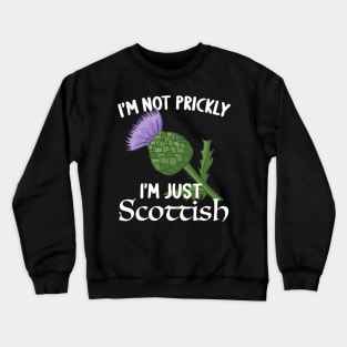 Scottish Pride Thistle Flower Crewneck Sweatshirt